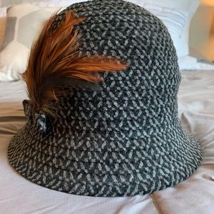 Wool cloche hat by Magid Hats